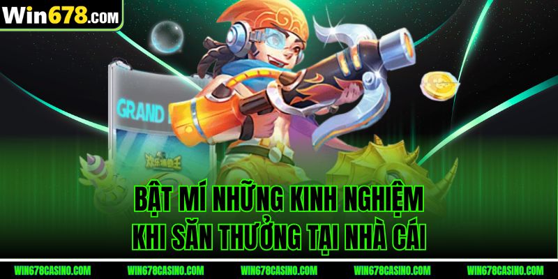 Bật mí những kinh nghiệm khi săn thưởng tại nhà cái Win678